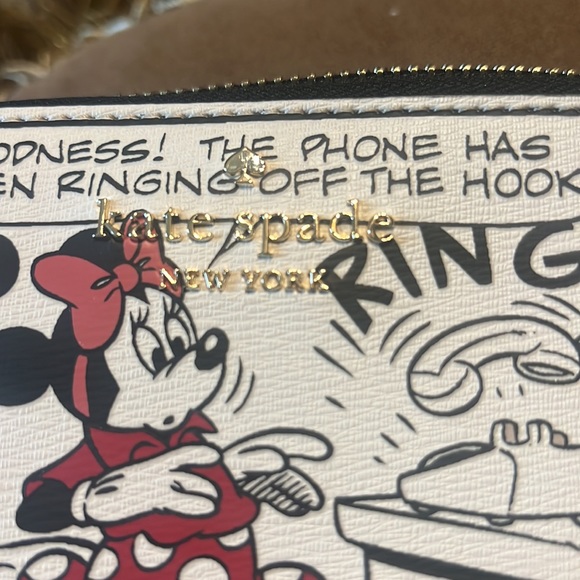 Kate Spade, New York, Minnie, and Mickey wallet, new with tags see pics - Picture 8 of 8